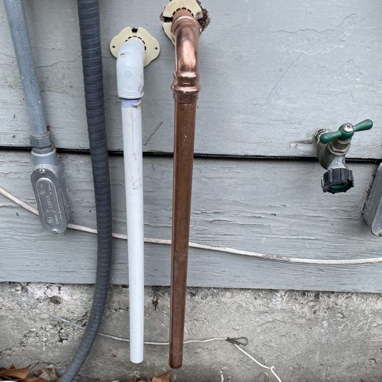 Tankless Water Heater Install - After - Outside cropped