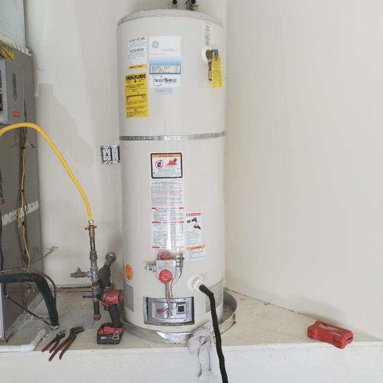 water heater tank to be repalced with tankless heater